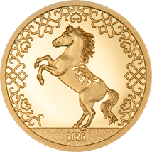 0,5g Gold Year of the Horse 2026 (Auflage: 5.000 | Polierte Platte)