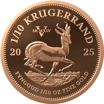 1/10 Unze Gold Krügerrand VE-Day Privy Mark 2025 (Auflage: 180 | Polierte Platte)