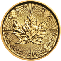 1/10 Unze Gold Maple Leaf 2020