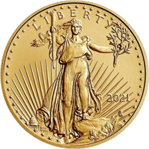 1/2 Unze Gold American Eagle 2021 (Typ II)