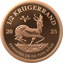 1/2 Unze Gold Krügerrand VE-Day Privy Mark 2025 (Auflage: 200 | Polierte Platte)