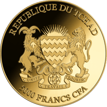 1/200 oz Gold Big Five Elefant Münze