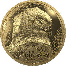 1/4 Unze Gold Odyssey of the Sky Batteleur Eagle 2025 (Auflage: 1.000 | Polierte Platte)