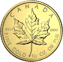 1/4 Unze Gold Maple Leaf 2012