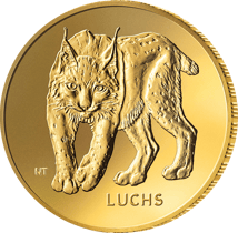 1/8 Unze Gold 20 Euro Rückkehr der Wildtiere Luchs 2025 (Buchstabe: D)