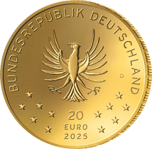 1/8 Unze Gold 20 Euro Rückkehr der Wildtiere Luchs 2025 (Buchstabe: D)