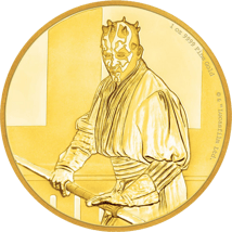 1 Unze Gold Darth Maul Star Wars 2018 PP (Auflage: 500 | Polierte Platte)