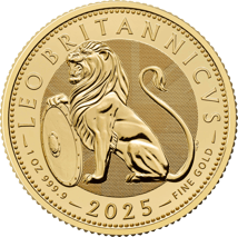 1 Unze Gold British Lion 2025 (Auflage: 5.000)