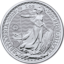 1 Unze Silber Britannia 2025 Privy Mark Tilawa