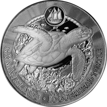 1 Unze Silber Cayman Islands Schildkröte 2025 (Auflage: 25.000)