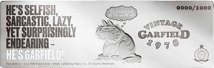 1 Unze Silber 1. Geburtstag Garfield- NickToons 2025 (Auflage: 1.000 | Polierte Platte)