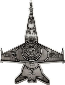 1 Unze Silber Kampfjet 2024 (Auflage: 999 | Antik Finish)