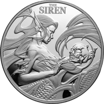 1 Unze Silber Mythical Creatures The Siren 2025 (Auflage: 5.000)