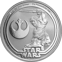 1 Unze Silber Star Wars Luke Skywalker 2025 (Auflage: 10.000)