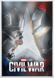 1,5 Unze Silber Marvel Captain America Civil War Münznote 2025 (Auflage: 500 |  Polierte Platte)