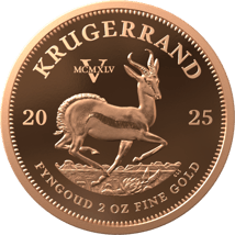 2 Unze Gold Krügerrand VE-Day Privy Mark 2025 (Auflage: 50 | Polierte Platte)