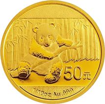 20 x 1/10 Unze Gold China Panda 2014