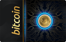 Gold Bitcoin Münze CoinCard