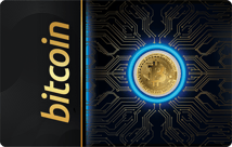 Gold Bitcoin Münze CoinCard