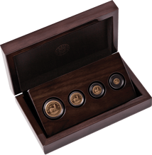 Krügerrand 4 Goldmünzen Fractional Set VE-Day Privy Mark 2025 (Auflage: 80 | Polierte Platte)