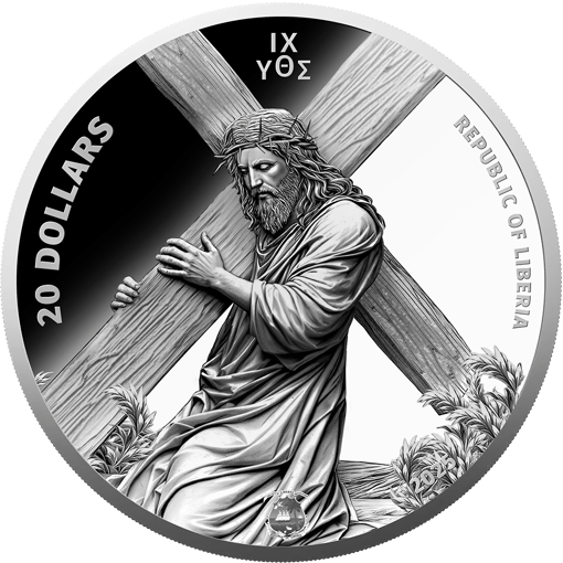 1 Unze Silber Jesus Christus 2025 (Auflage: 1.000 | Polierte Platte)