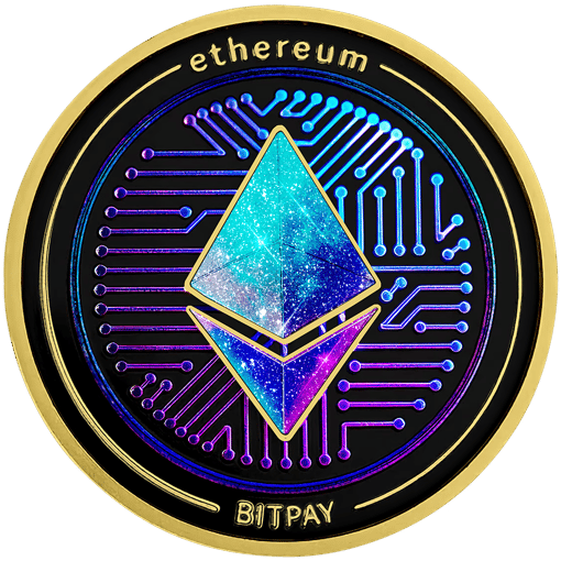 1 Unze Silber Krypto Ethereum Iced Out (Auflage: 100 | teilvergoldet)