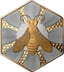 1 Unze Silber Natures Delights Honey Bee 2025 (Auflage: 7.500 | teilvergoldet | Reverse Proof)