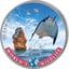 1 Unze Silber World's Wildlife Rochen 2023 (Auflage: 5.000 | coloriert)