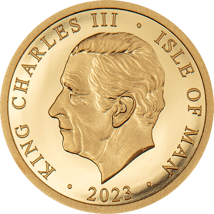 0,5g Gold Isle of Man 2023 PP (Auflage: 5.000 | Polierte Platte)