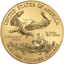 1/2 Unze Gold American Eagle 2016