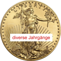 1/2 Unze Gold American Eagle (diverse Jahrgänge)