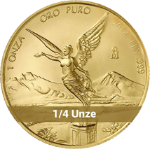 1/4 Unze Gold Mexiko Libertad 2014