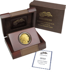 1 Unze Gold American Buffalo 2010 PP (Polierte Platte)