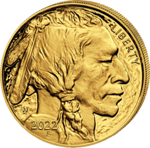 1 Unze Gold American Buffalo 2022 PP (Polierte Platte | Auflage: 16.000)