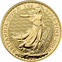 1 Unze Gold Britannia 2022