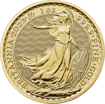 1 Unze Gold Britannia 2023 Krönung King Charles III. (Auflage: 10.000)