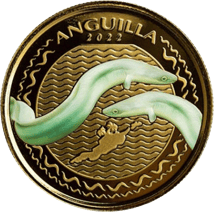 1 Unze Gold EC8 Anguilla 2022 (Auflage: 100 | coloriert)