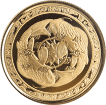 1 Unze Gold Fiji Koi Fisch 2023 (Auflage: 100)
