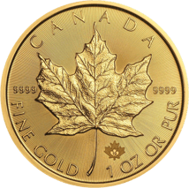 1 Unze Gold Maple Leaf 2021