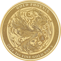 1 Unze Gold Niue Phönix 2024 (Auflage: 10.000)