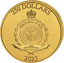 1 Unze Gold Roaring Lion 2023 (Auflage: 250 | Polierte Platte)