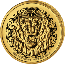 1 Unze Gold Roaring Lion 2023 (Auflage: 250 | Polierte Platte)