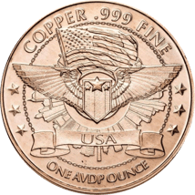 1 Unze Kupfermünze 20. Jahrestag des 11. Septembers 2001