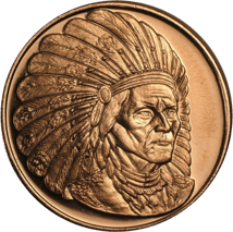 1 Unze Kupfermünze Sitting Bull