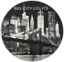 1 Unze Silber Big City Lights New York 2022 PP HR (Auflage: 2.022 | High Relief)