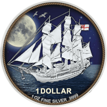 1 Unze Silber Cook Islands Bounty Pitcairn 2022 (Auflage: 999)