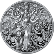 1 Unze Silber Durga Hindu Göttin 2025 (Auflage: 9.000 | High Relief | Prooflike)