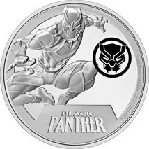 1 Unze Silber Marvel Classics Black Panther 2023 PP (Auflage: 5.000 | Polierte Platte)