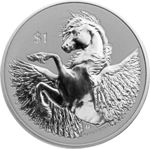 1 Unze Silber Pegasus 2022 (Auflage: 10.000 Stücke)