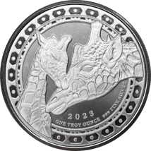 1 Unze Silber Republic of Guinea Äquatorial Giraffe 2023 (Auflage: 15.000)